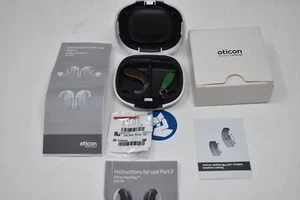 Oticon OPN Play 1 BTE PP Brown Tar Hearing Aid Ref 213023 New - Picture 1 of 6