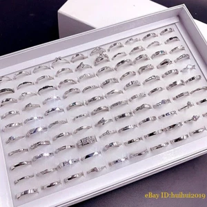 100PC Random Luxurious Rings Wholesale Mixed Lots Light Luxury Jewelry Ring - Picture 1 of 4