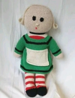 ANCIENNE POUPÉE FIGURINE DE BECASSINE ANNEE 50 TOUT EN TRICOT LAINE  - Photo 1/4