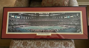 FSU 1999 National Championship Game Panoramic Photo! Chris Weinke signed - Picture 1 of 12