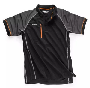 Camisa Polo Scruffs Para Hombres Activa Manga Corta 3 Botones Trabajo Camiseta Reino Unido - 2XL - Imagen 1 de 1
