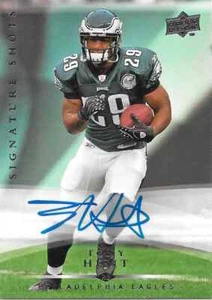 2008 Upper Deck Football TONY HUNT Signnature Shots Autographs - EAGLES - - Bild 1 von 1
