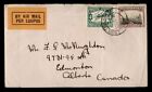 DR WHO 1930 SOUTH AFRICA LOUIS TRICHARDT TO CANADA AIRMAIL k11400