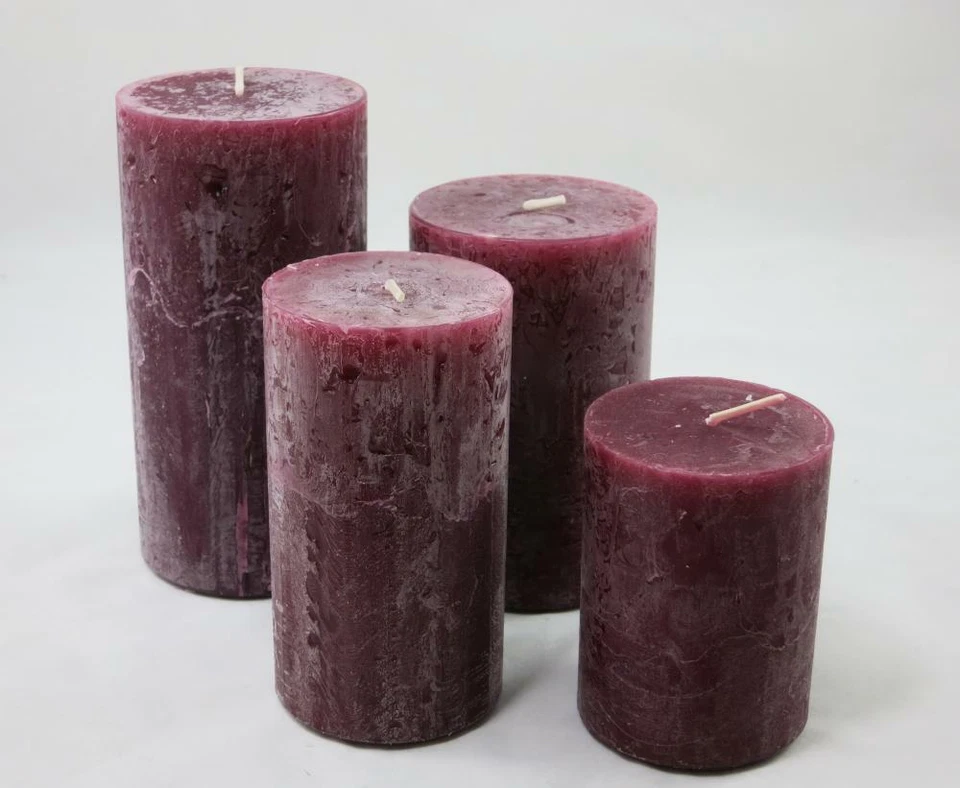 Kerze Rustic Sophia Farbe altrot 34, Kerzen Wenzel - Bild 1 von 1