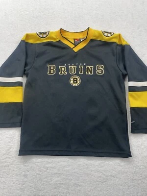 Camiseta deportiva de hockey juvenil del equipo Nike vintage de los Boston Bruins de la NHL talla mediana Foto 1 de 4