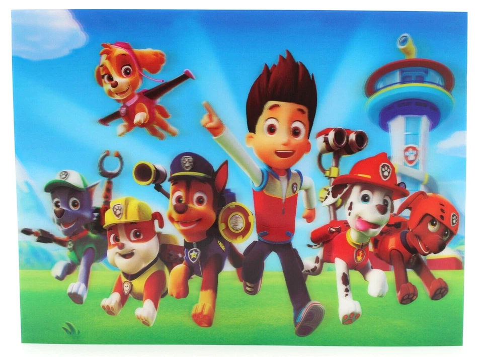 PAW PATROL - Póster lenticular 3D 12x16 Foto 1 de 1