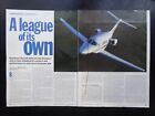 10/1999 ARTICLE RAYTHEON AIRCRAFT PREMIER I BUSINESS JET CUTAWAY ECORCHE