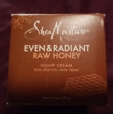 Ночной крем Shea Moisture Even & Radiant Raw Honey Net Wt 2 унции 1 коробка - Изображение 1 из 4