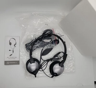Andrea Communications NC185VM USB Stereo Headset - Image 1 of 4