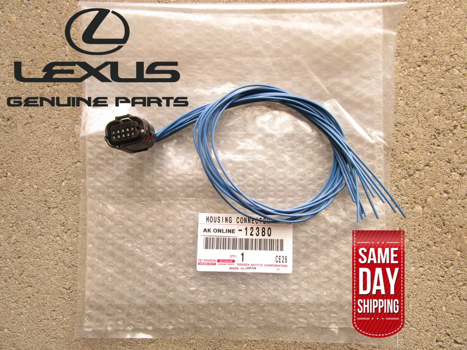 19 - 24 LEXUS ES350 BLIND SPOT MONITOR SENSOR 10 PIN PIGTAIL CONNECTOR OEM NEW - Image 1 of 4