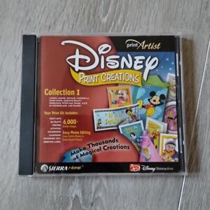 Disney Print Creations Collection I PC CD~ 6,000+ Disney Images ~ Mickey Minnie