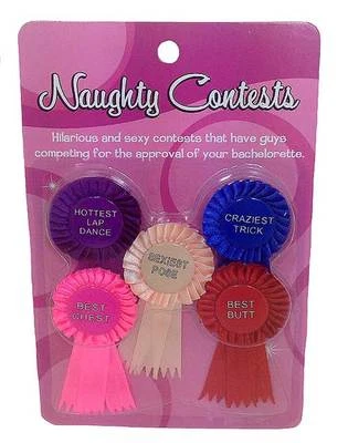 KHEPHER GAMES Bachelorette Party Award Ribbons Girls Night Out Naughty Contest Favors