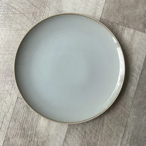 3 Magnolia Hearth & Hand Stoneware Dinner Plates Glossy Light Gray 10.75in EUC - Picture 1 of 8