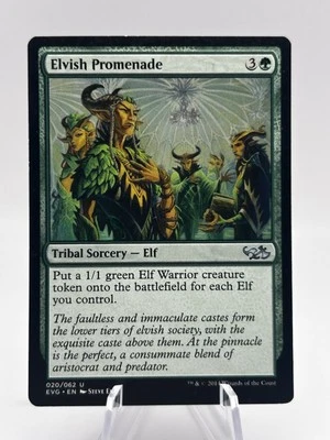 Elvish Promenade 020/062 Duel Decks Anthology Elves vs Goblins EVG MTG LP - Image 1 of 2