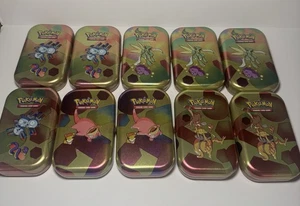 EMPTY Pokemon 151 Mini Tins. Coin and other included. NO PACKS. See Art in pic.  - Picture 1 of 1