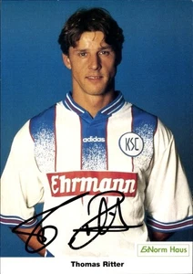 Autogrammkarte Fußballer Thomas Ritter, Karlsruher SC, Autogramm - 11411606 - Bild 1 von 2