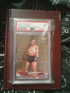 2018 Topps Wwe Ronda Rousey Then And Now Bronze PSA 9 - Picture 1 of 11