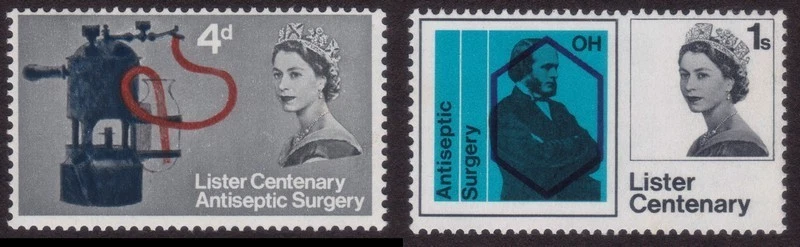 Great Britain 1965 Lister Centenary Sc#426-427 MNH @S4867 - Image 1 of 1