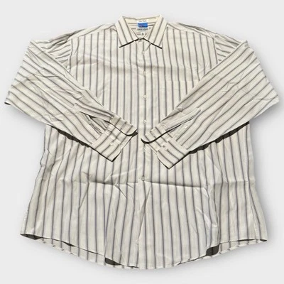 Vintage Giorgio Armani LE COLLEZIONI Mens Shirt Sz 16 1/2 (34/35) Stripe Italy - Image 1 of 3