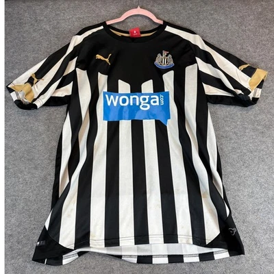 Футболка мужская Newcastle United FC Cabella No20 M черная белая в полоску Puma - Изображение 1 из 4