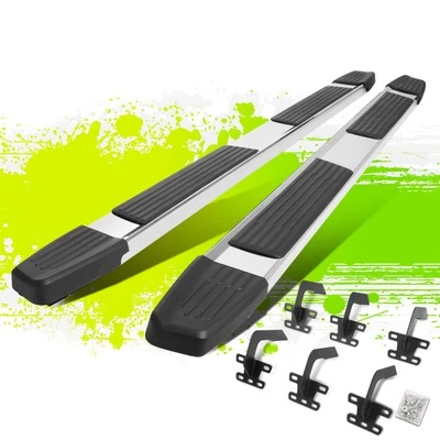 Escalón lateral plano Nerf Bar estriberas de 6" para Ram 1500 cabina cuádruple/extendida 19-22 Foto 1 de 4