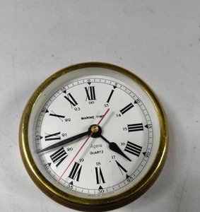 Horloge À Quartz Marine Agena - Fonctionnelle, Signes D'Utilisation - Picture 1 of 8