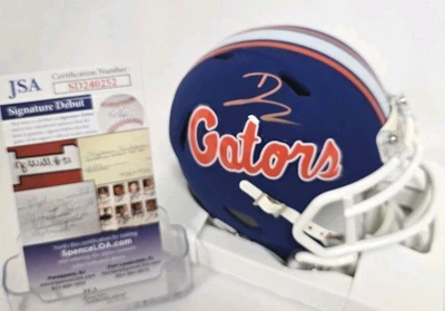 DJ Lagway Signed Mini Helmet Florida Gators Blue Swamp JSA SD240252 - Image 1 of 4