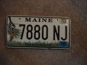 MAINE VACATIONLAND    *   LICENSE PLATE BUY ALL STATES HERE FREE SHIPPING - Picture 1 of 1