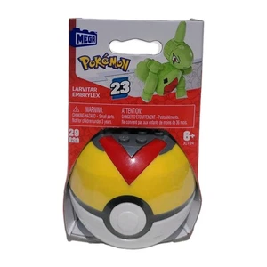 MEGA Pokémon Larvitar Poké Ball Building Toy Series 23 Set New Free Shipping - Picture 1 of 7
