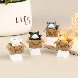1 pièce touches clavier chat dessin animé trois dimensions mignon anime claviers mécaniques - Photo 1/16