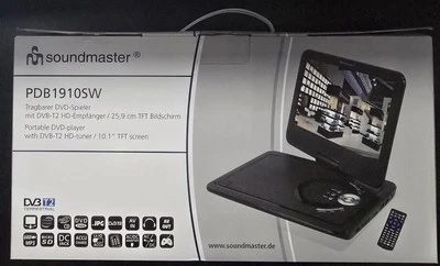 Soundmaster Tragbarer DVD Player Neu PDB1910SW Neupreis 180€ - Bild 1 von 2