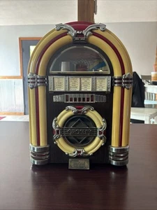 Vintage Crosley Jukebox Lighted CR11 Ltd.Ed 100th Ann. 1890-1990 Cassette Radio - Picture 1 of 8