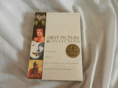 BEST PICTURE COLLECTION - Platoon, Rocky, Silence Of, Dances With DVD, 2007 NEW - Image 1 of 2