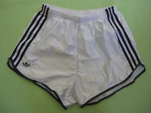 Short Adidas Blanc polyamide Vintage football ancien 90'S rétro - 112 - Picture 1 of 5
