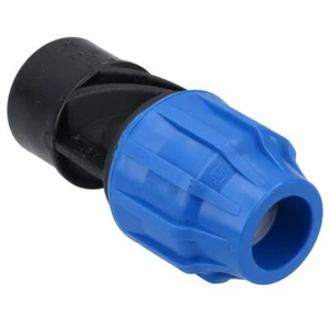 20mm x 3/4" MDPE Female Adapter Compression Coupling Fitting Water Pipe - Picture 1 of 25