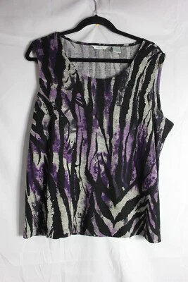 Top estampado cebra Laura Ashley talla XL Foto 1 de 4