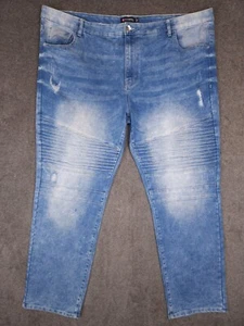 Herren Southpole Stretch Gr. 46 (49x33) Acid Washed Distressed Blau Denim Jeans - Bild 1 von 16