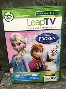 Leap Frog Leap TV Educational Math Game Disney Frozen Mathematics - Picture 1 of 3