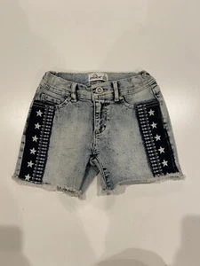Jordache Denim Jean Shorts Girls Blue Size 7 19” Waist EUC Cute - Picture 1 of 7