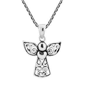 Schutzengel der Liebe Sterling Silber Kette Halskette - Bild 1 von 6
