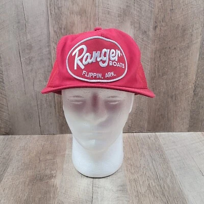 De colección RANGER BOATS Snapback Trucker Sombrero Gorra de Malla Rojo K Productos Hecho en Canadá Foto 1 de 4
