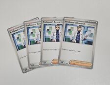 4x Professor's Research 190/198 Playset (Non-Holo) Scarlet & Violet