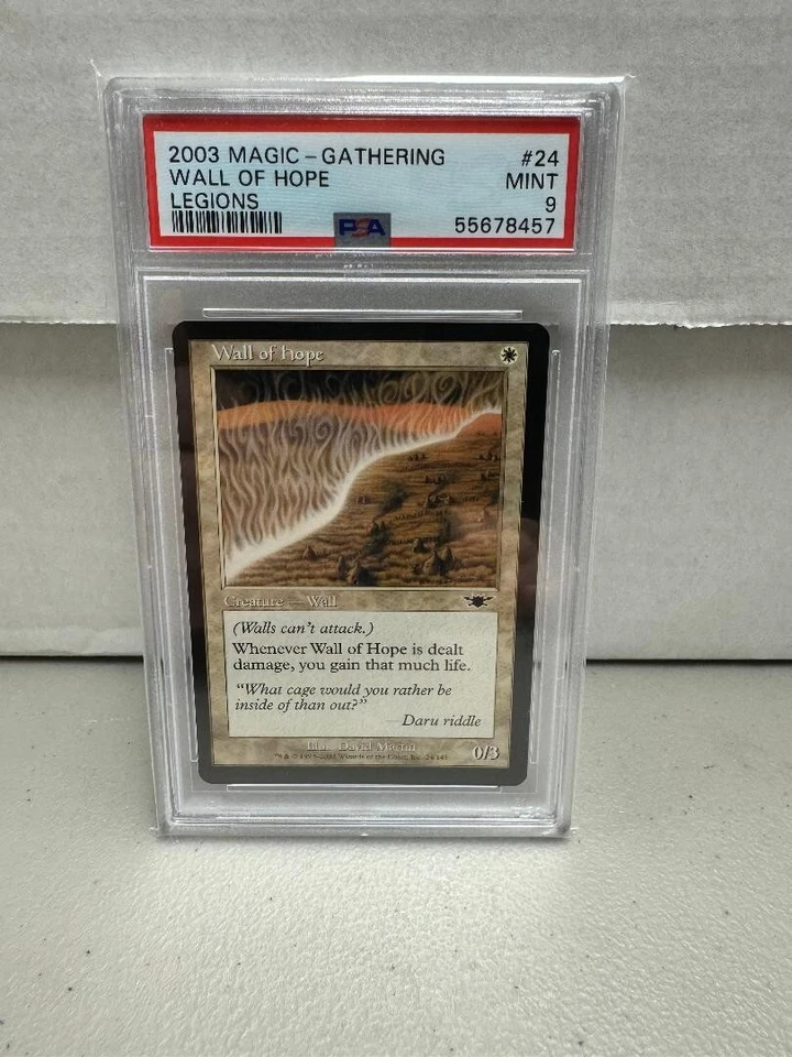 PSA 9 2003 MTG Legions Wall of Hope - Image 1 of 1