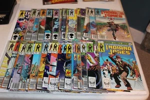 Complete Set Further Adventures of Indiana Jones 1-34 Comics 1983 Marvel NICE - Picture 1 of 13