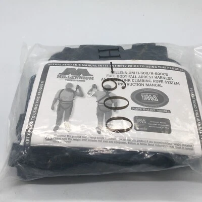 Millennium SRS Treestands H-600 Outdoor Full Body Fall Arrest Harness Black - Image 1 of 4