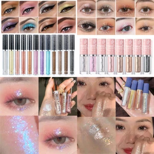 DIAMOND Glitter Shimmer Matte Eyeshadow Liquid Eye Shadow Beauty Makeup - Picture 1 of 52