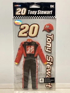 Jolee's Boutique NASCAR #20 Tony Stewart Driver Racing Suit 3D Stickers 4pc Set - Picture 1 of 4