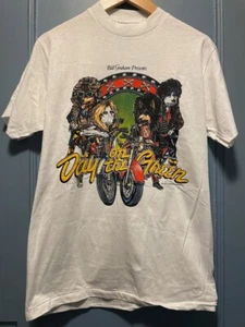 NOS vtg 1987 Day on the Green Oakland Poison Motley Crue Whitesnake t-shirt sz M - Picture 1 of 12
