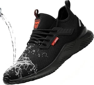 Steel Toe Work Shoes for Men Lightweight Safety Shoes Industrial Sneakers 10.5 - Picture 1 of 7