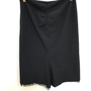 Falda lápiz ELEVENSES Anthropologie forro de encaje negro talla 4 - Imagen 1 de 11